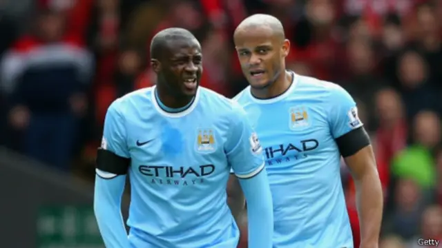 Yaya Toure dan Kompany