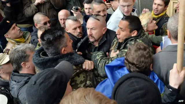 यूक्रेन में चरमपंथ विरोधी कार्रवाई