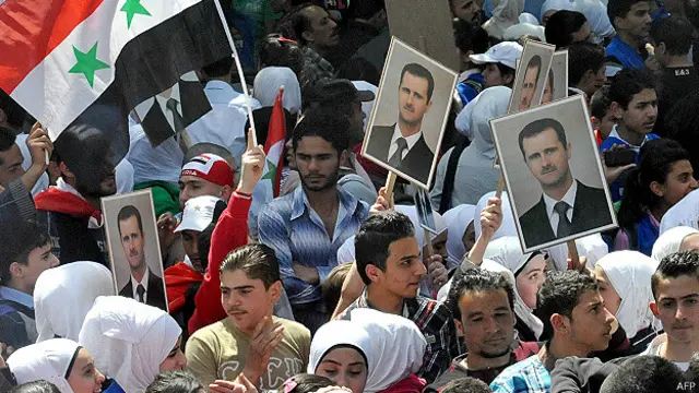 هواداران حکومت سوریه در ماه‌های اخیر نسبت به وضعیت بشار اسد خوشبین‌تر شده‌اند