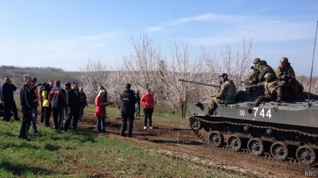 Украинская армия под Краматорском