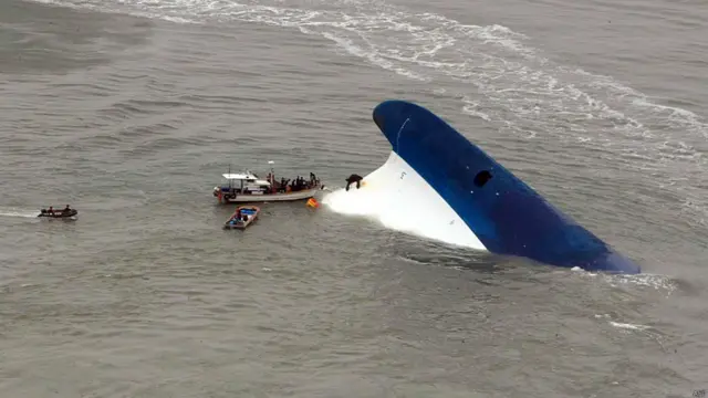 Дно тонущего парома