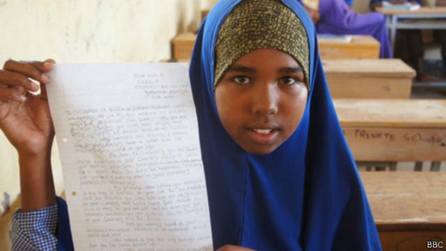 دعوة للصبر من أطفال الصومال اللاجئين لأقرانهم السوريين