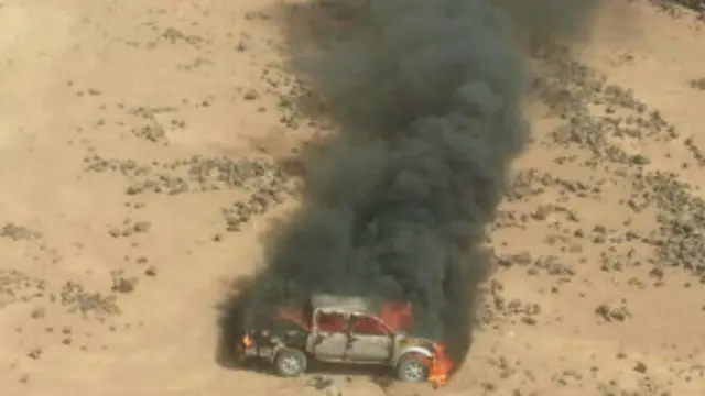 نفت القوات السورية ان تكون المركبات تابعة لها