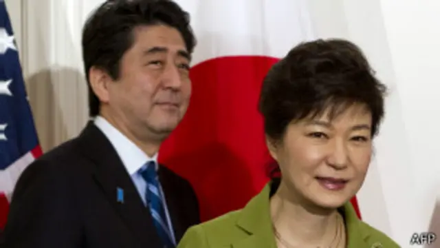Presiden Korea Selatan dan PM Jepang