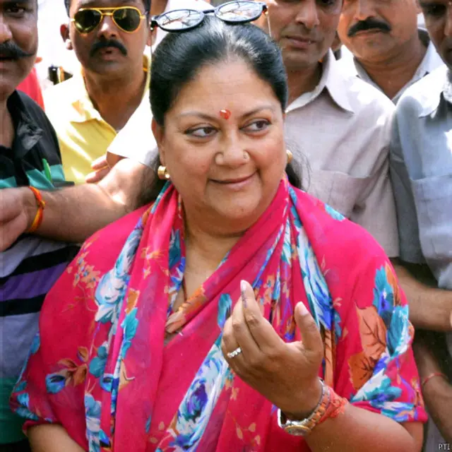 राजस्थान में लोकसभा चुनाव, वसुंधरा राजे