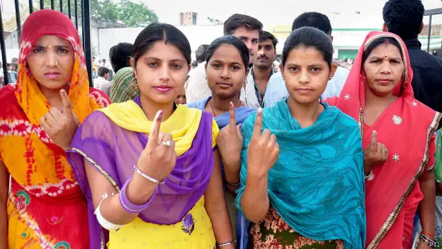 यूपी के मुरादाबाद में मतदान