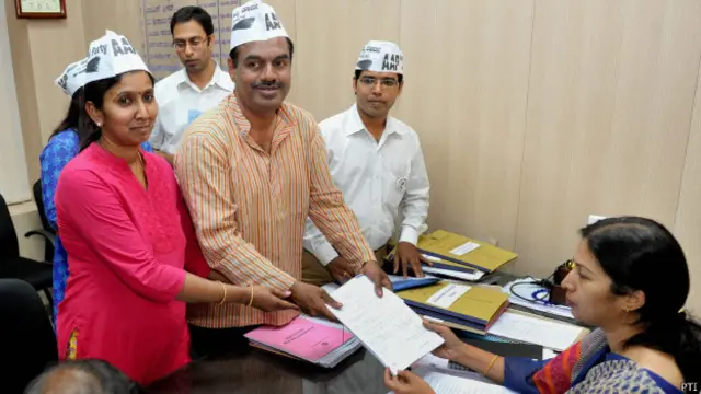 इंफ़ोसिस के पूर्व निदेशक वेंकटरमन बालाकृष्णन , आम आदमी पार्टी उम्मीदवार