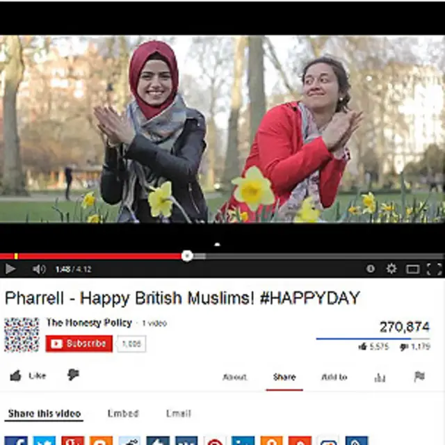 در یوتیوب، ظرف دو روز، بیش از پنج هزار رای مثبت و بیش از هزار رای منفی به این ویدئو داده شده است