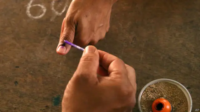 बंगलौर में मतदान