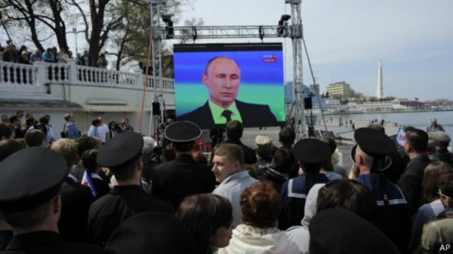 يجري بوتين حديثا سنويا عبر الهاتف للتلفزيون الروسي