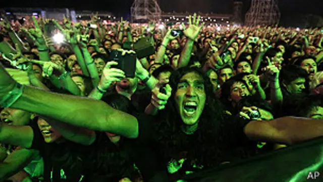 Público en un concierto