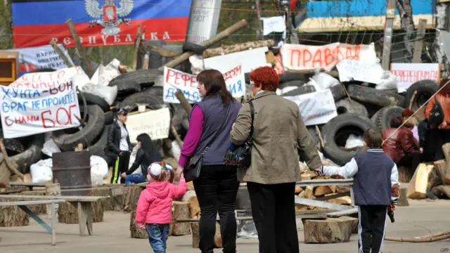 Первые жертвы противостояния на востоке Украины