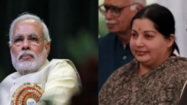 नरेंद्र मोदी, जयललिता