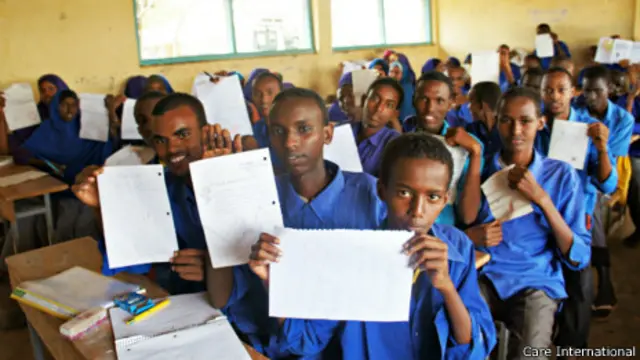 Carta para crianças sírias