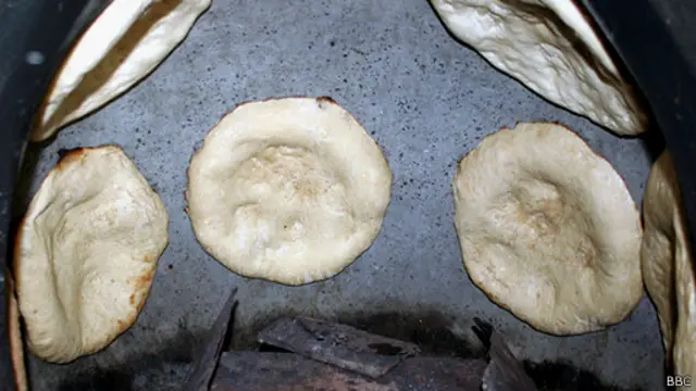 Лепешки в тануре