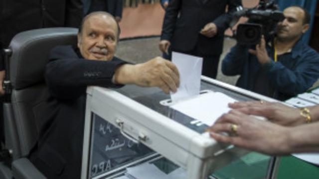 الجزائريون انتخبوا بوتفليقة لفترة رئاسية رابعة