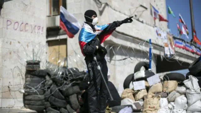 رفض المحتجون اخلاء المباني الادارية حتى رحيل حكومة كييف