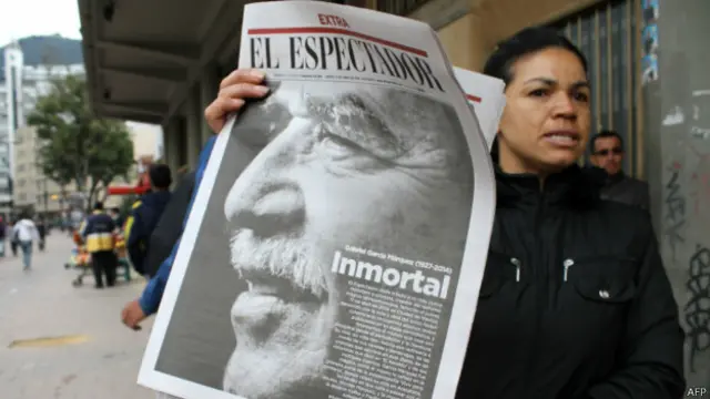 Kematian penulis Gabriel Garcia Marquez (1926-2014) diratapi sebagian penggemarnya di dunia.