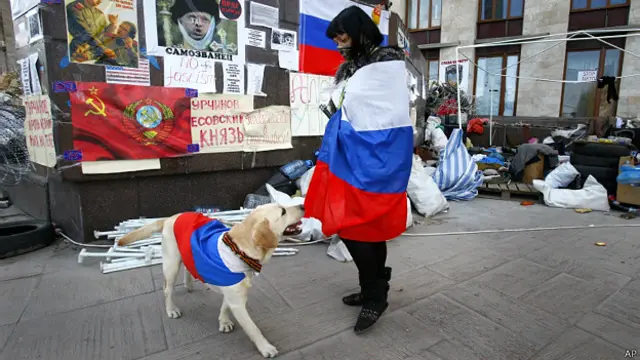 东乌克兰亲俄的人士