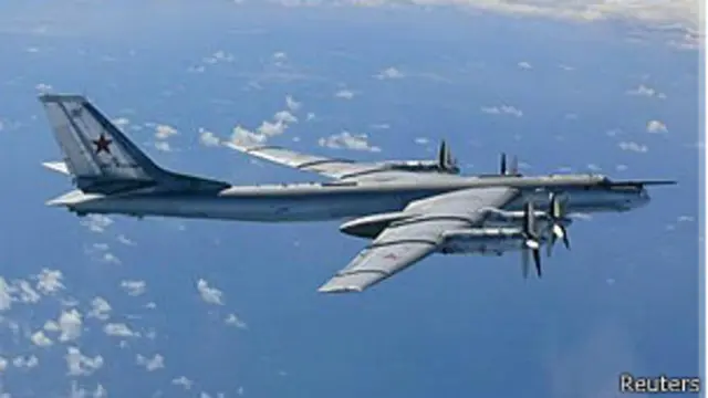 俄罗斯图95轰炸机经常在日本附近空域飞行。（资料图片）