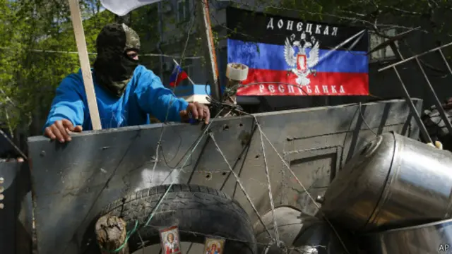 баррикада в Славянске