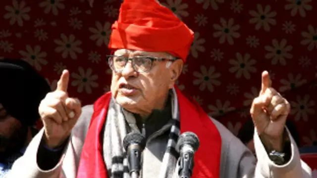 کشمیر کے سابق وزیر اعلی فاروق عبداللہ کی قسمت کا فیصلہ بھی اس مرحلے میں ہو رہا ہے