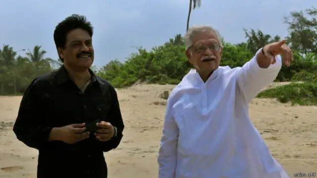 सलीम आरिफ़ और गुलज़ार 