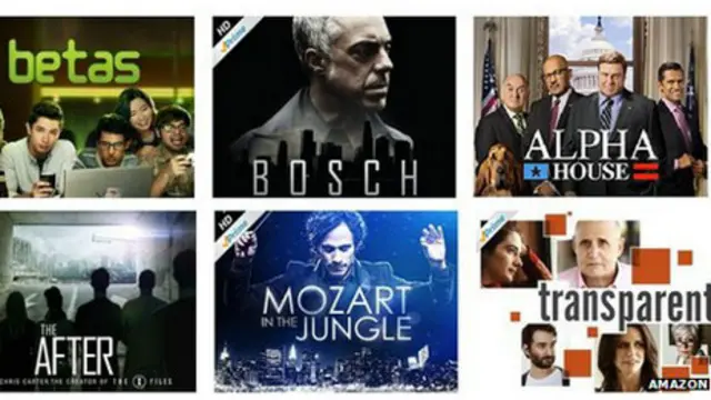 Amazon também está apostando em vários seriados