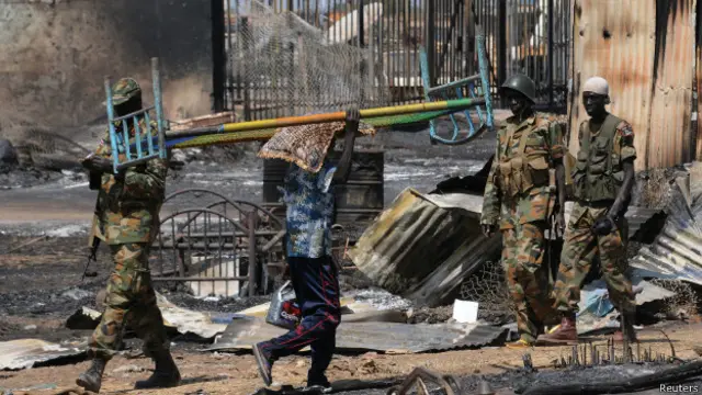 اقوامِ متحدہ کے مطابق باغی مقامی ریڈیو اسٹیشن سے نفرت بھری تقاریر پیش کر رہے ہیں