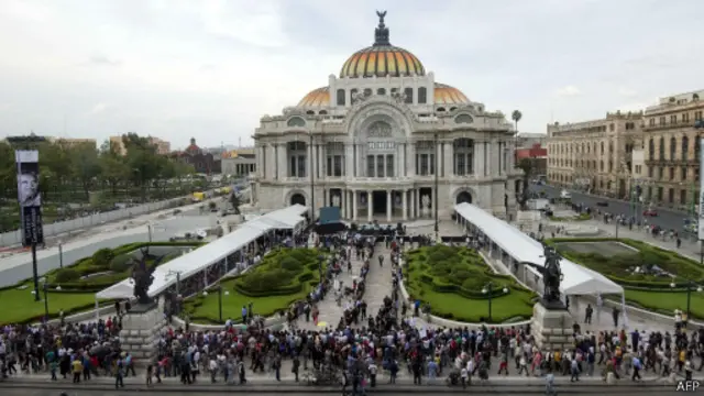 Дворец изящных искусств в Мехико
