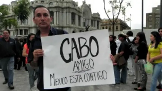 Eduardo Ruiz fue una de las miles de personas que despidieron a García Márquez en Ciudad de México