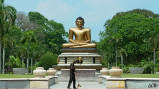 Patung Buddha di Sri Lanka, AFP