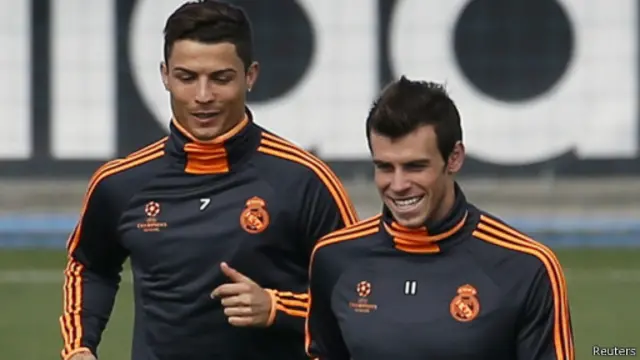 cristiano ronaldo, gareth bale