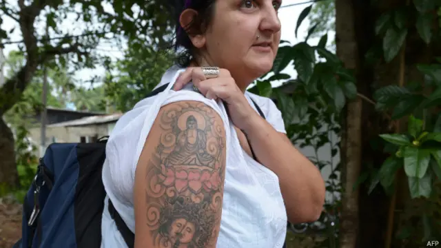 श्रीलंका में ब्रितानी महिला