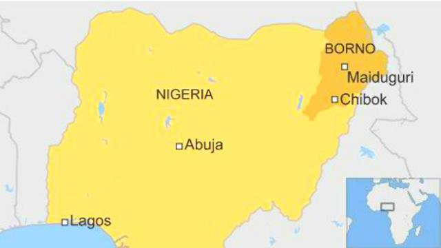 Mapa de Nigeria 