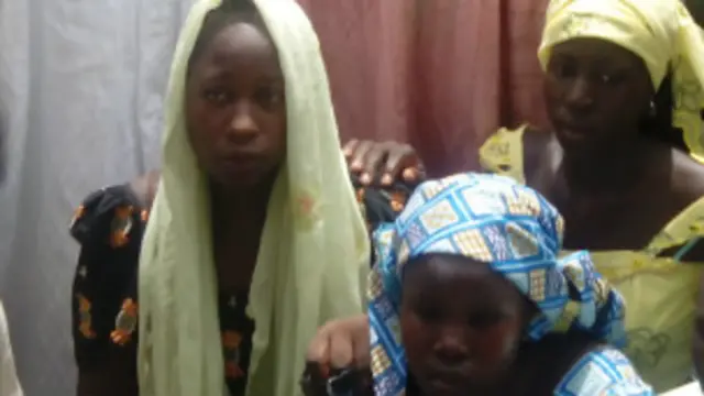 Wasu daga cikin 'yan matan da suka kubuta