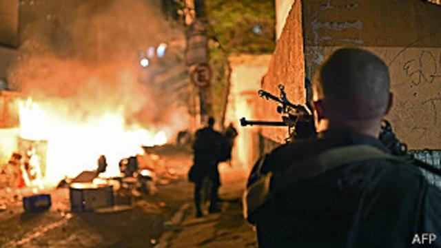 Disturbios en Río