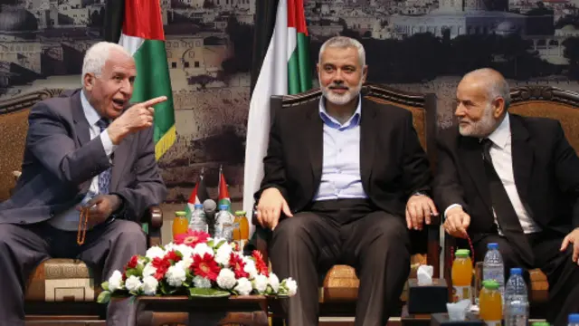 وفد فتح زار غزة لأول مرة منذ سبع سنوات.