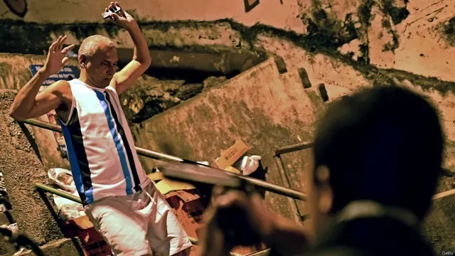 Protestas en favela de Río de Janeiro