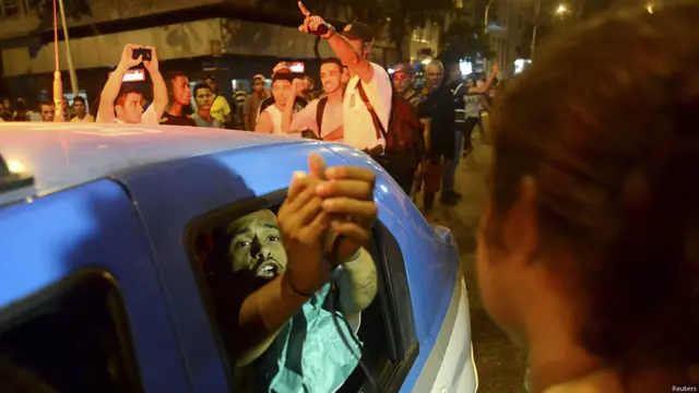 Protestas en favela de Río de Janeiro