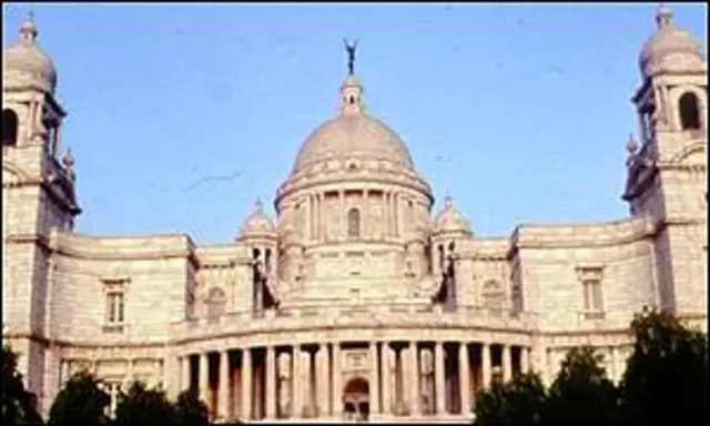 加尔各答宏伟壮观的维多利亚纪念堂