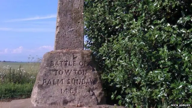 慘烈的陶頓戰役的紀念碑