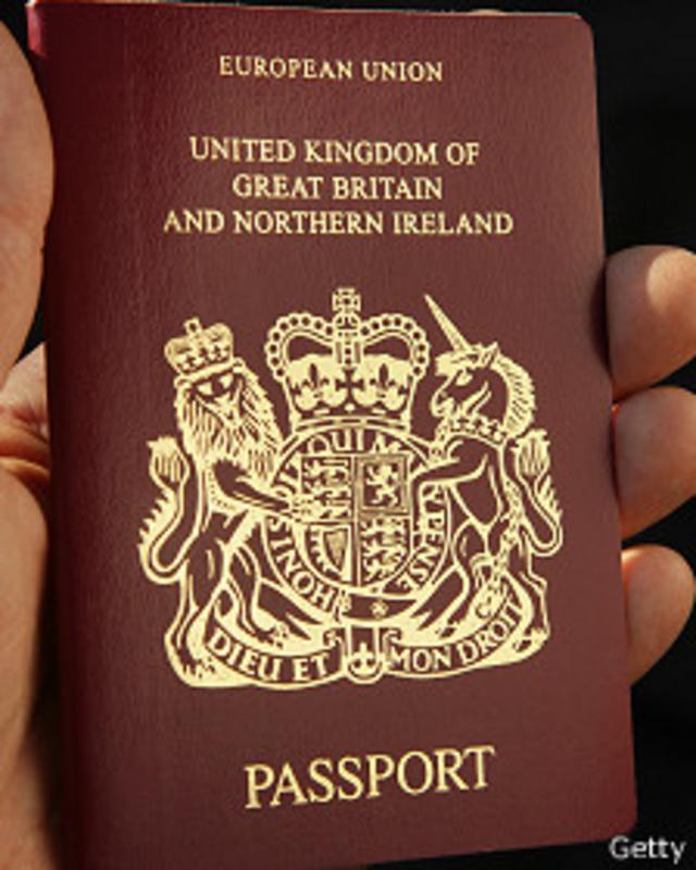Pasaporte británico