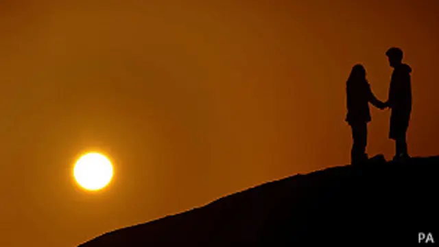 Una pareja en Camps Bay
