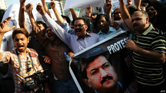 हामिद मीर पर हमले का विरोध