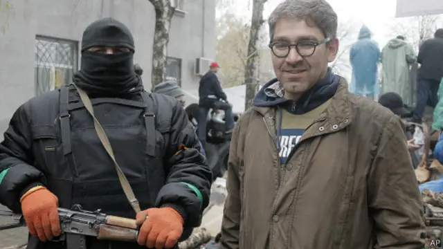 Саймон Островский в Славянске 