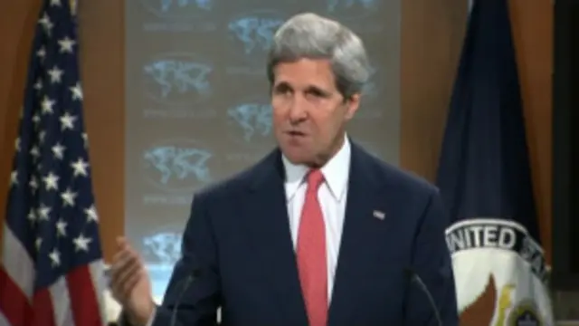 امریکی وزیر خارجہ نے بیان بند کمرے میں ہونے والے اجلاس میں دیا تاہم ان کی باتیں افشا ہو گئیں