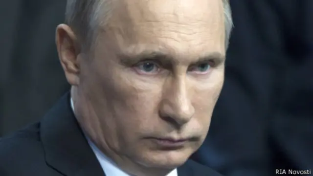 Владимир Путин на Медиафоруме в Санкт-Петербурге 24 апреля 2014 года