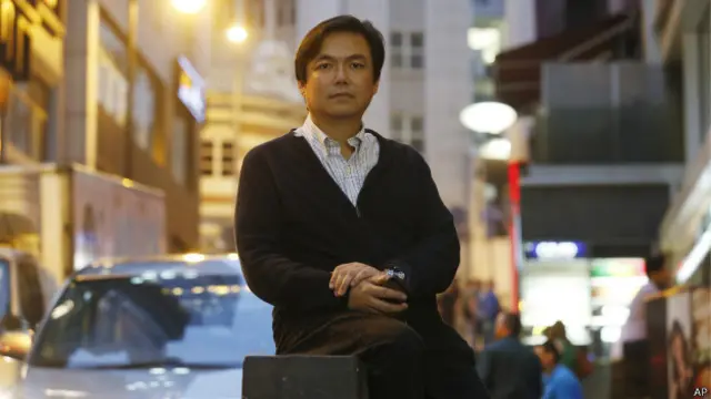 हाँगकाँग में एडवर्ड चिन, 'ऑक्युपाई सेंट्रल' के सदस्य