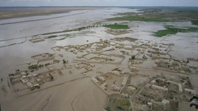 در اثر این حادثه ۵۳۰۰ منزل و هزارها هکتار زمین کشاورزی تخریب شدهاست.